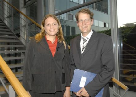 Viktoria Gloyer unter der Reichstagskuppel - Bild